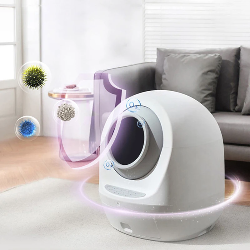 Pet Product Supplier Luxury Fully Enclosed Automatic Intelligent pet litter basin cat litter making machine
Pet Product Supplier Luxury Fully Enclosed Automatic Intelligent pet litter basin cat litter making machine
