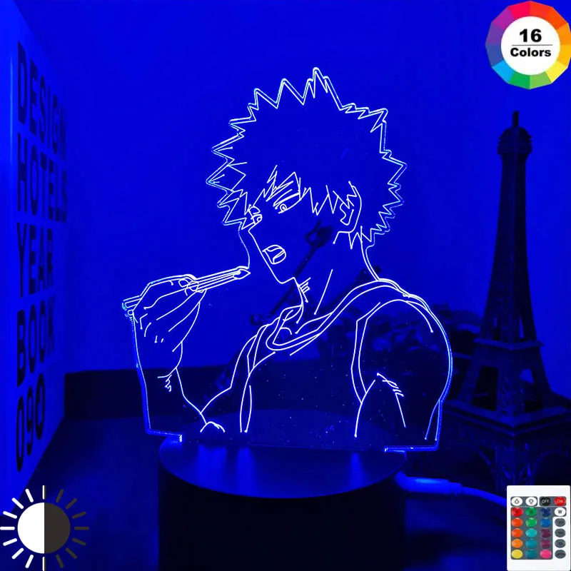 3d Светодиодная Ночная лампа Bakugo My Hero Академия для декора комнаты подарок на день рождения манга гаджет мой герой Академия Katsuki Bakugo светильни...
3d Светодиодная Ночная лампа Bakugo My Hero Академия для декора комнаты подарок на день рождения манга гаджет мой герой Академия Katsuki Bakugo светильни...