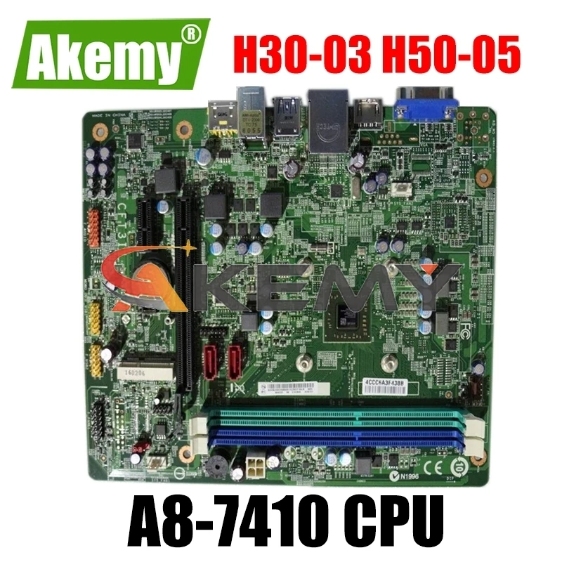 High Quality For Lenovo H30-03 H50-05 H3003 H5005 Desktop Motherboard 5B20H70485 A8-7410 CPU CFT3I1 100% Tested Fast Ship
High Quality For Lenovo H30-03 H50-05 H3003 H5005 Desktop Motherboard 5B20H70485 A8-7410 CPU CFT3I1 100% Tested Fast Ship
