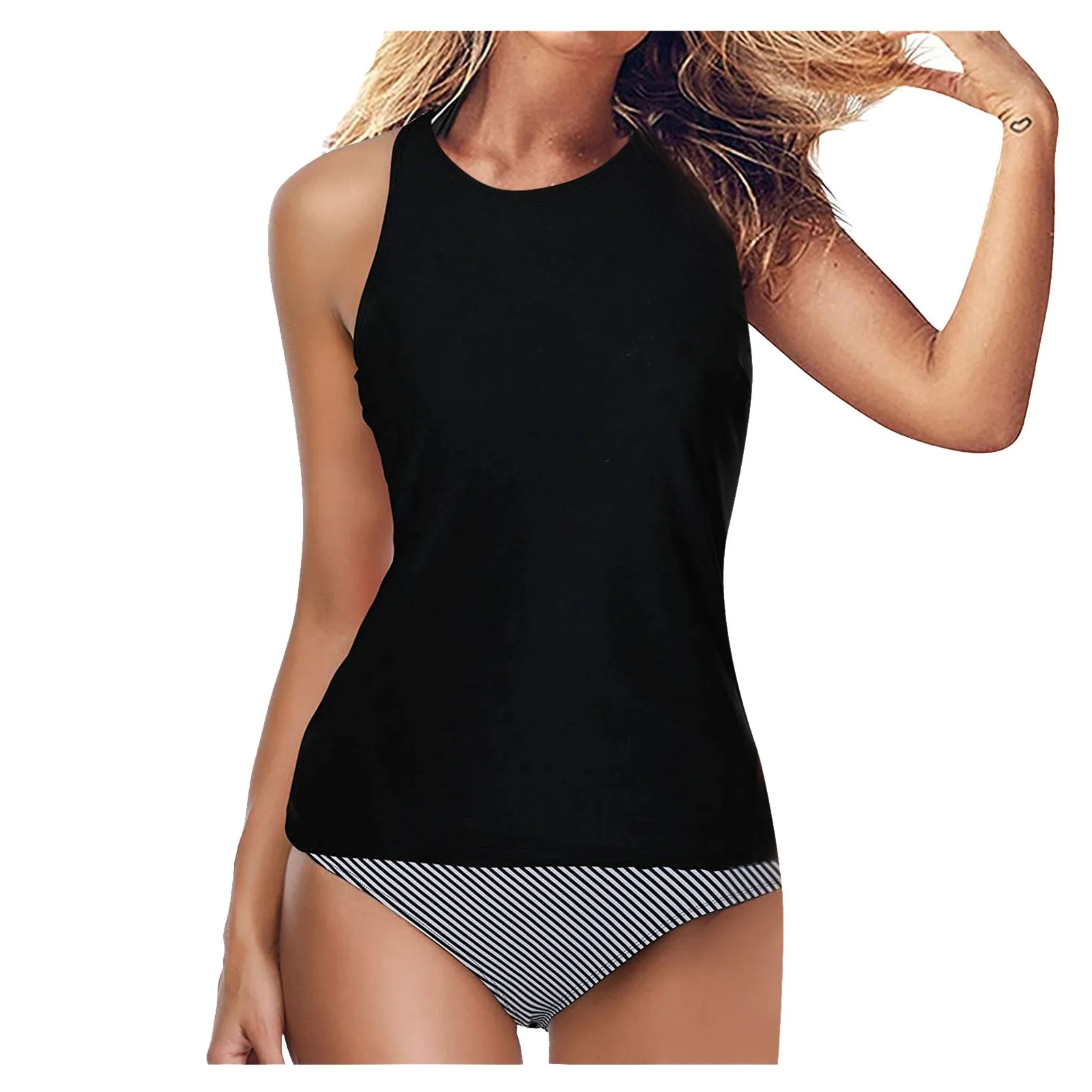 Tankini Set 2022 New Two Piece Swimsuit Female Swimming Suit For Women Bathing Suit Solid Swimwear Summer Bathers Beach Wear
Tankini Set 2022 New Two Piece Swimsuit Female Swimming Suit For Women Bathing Suit Solid Swimwear Summer Bathers Beach Wear