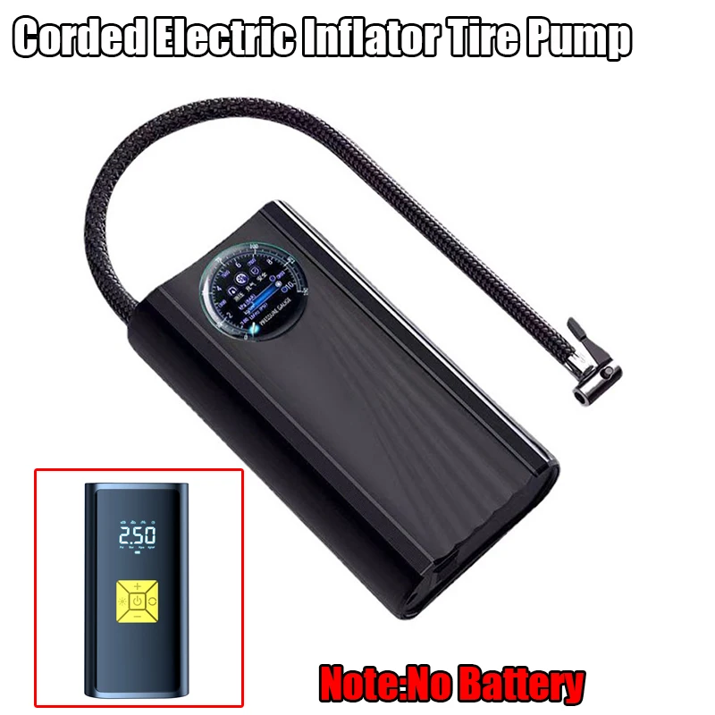 Wired Digital Inflator Tire Pump 12V 150PSI Car Air Compressor For Motorcycles Bike Ball Tyre Digital Electric Inflatable Pump
Wired Digital Inflator Tire Pump 12V 150PSI Car Air Compressor For Motorcycles Bike Ball Tyre Digital Electric Inflatable Pump