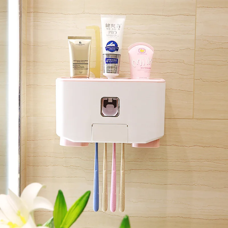 Toothbrush Storage Rack Punch-free Nordic Wash Toothbrush Holder Set Squeeze Toothpaste Device Mouthwash Brushing Cup
Toothbrush Storage Rack Punch-free Nordic Wash Toothbrush Holder Set Squeeze Toothpaste Device Mouthwash Brushing Cup