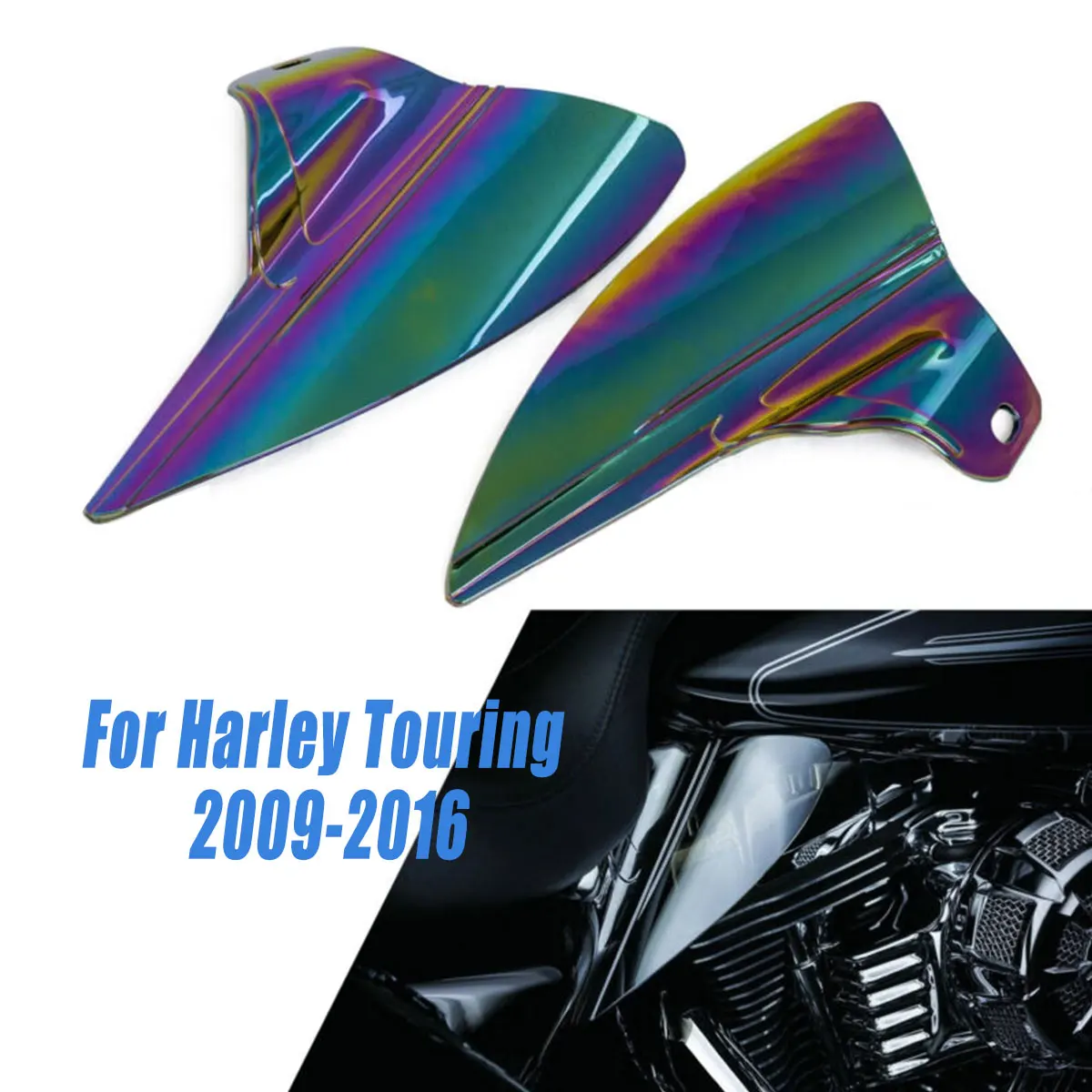 2X седловые экраны, тепловые дефлекторы двигателя иридий для Harley Touring 2009-2016 2016 2015 2014 2013 2012 2011 2010 2009
2X седловые экраны, тепловые дефлекторы двигателя иридий для Harley Touring 2009-2016 2016 2015 2014 2013 2012 2011 2010 2009