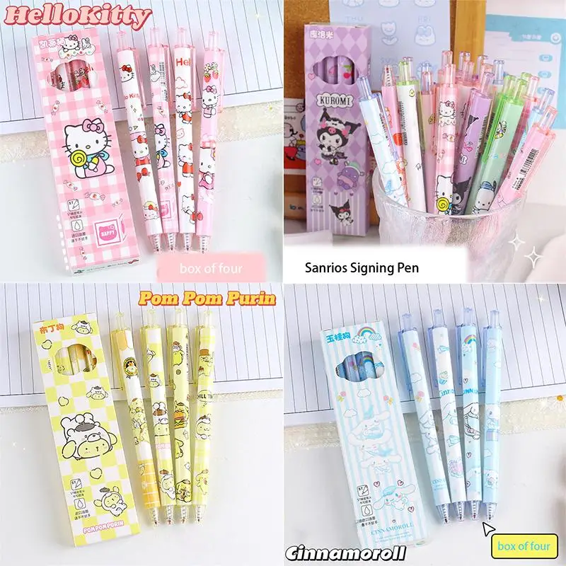 4 шт., стилус Hello Kittys Kuromi Cinnamoroll, мультяшная аниме-фигурка, девушка, Сердце, студенческие принадлежности, ручка для письма
4 шт., стилус Hello Kittys Kuromi Cinnamoroll, мультяшная аниме-фигурка, девушка, Сердце, студенческие принадлежности, ручка для письма