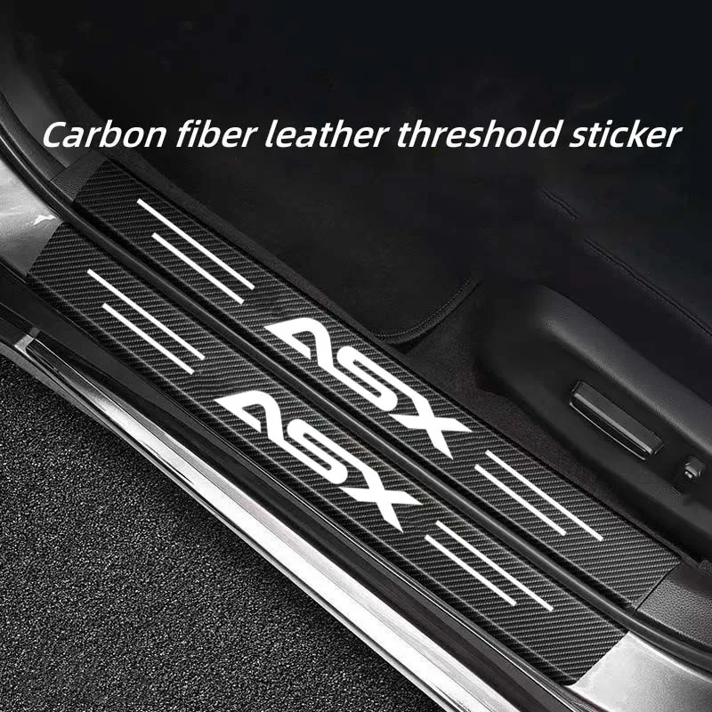 Car threshold strip anti step protection sticker carbon fiber anti scratch strip suitable for Mitsubishi ASX 2023 2022 2021
Car threshold strip anti step protection sticker carbon fiber anti scratch strip suitable for Mitsubishi ASX 2023 2022 2021