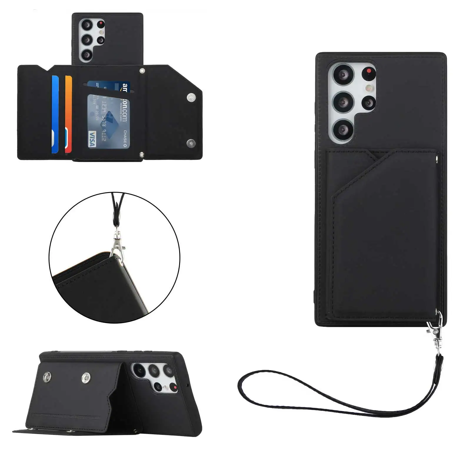 Note 20 Ultra Card Holder Phone Case for Samsung Galaxy S22 S21 FE S20 Plus Note 10 Lite Leather Protect Wallet Shockproof Cover
Note 20 Ultra Card Holder Phone Case for Samsung Galaxy S22 S21 FE S20 Plus Note 10 Lite Leather Protect Wallet Shockproof Cover
