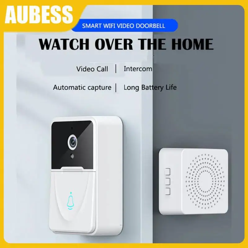 Wireless Doorbell Smart Home Portable Two-way Intercom Night Vision Wifi Visual Smart Doorbell For Home Monitor Door Phone
Wireless Doorbell Smart Home Portable Two-way Intercom Night Vision Wifi Visual Smart Doorbell For Home Monitor Door Phone