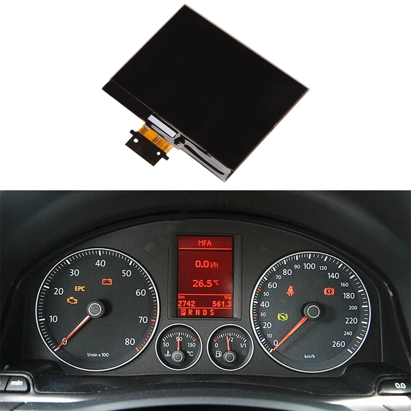 LCD Display Screen FIS Display Screen For Speedometer Instrument For VW Jetta Passat Golf 5 Jetta SEAT 2004-2009 1K0920974Q
LCD Display Screen FIS Display Screen For Speedometer Instrument For VW Jetta Passat Golf 5 Jetta SEAT 2004-2009 1K0920974Q