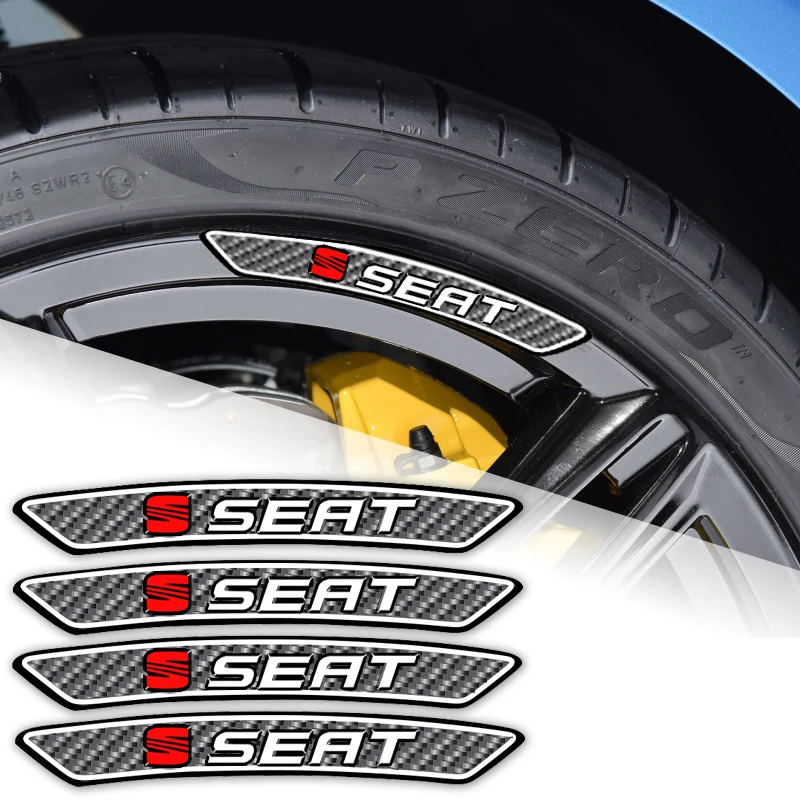4pcs New Car Carbon Fiber Decal Sticker Wheels Rims Racing Car Sticker For Seat Leon Altea Ibiza Toledo Cordoba Arona Ateca Exeo
4pcs New Car Carbon Fiber Decal Sticker Wheels Rims Racing Car Sticker For Seat Leon Altea Ibiza Toledo Cordoba Arona Ateca Exeo