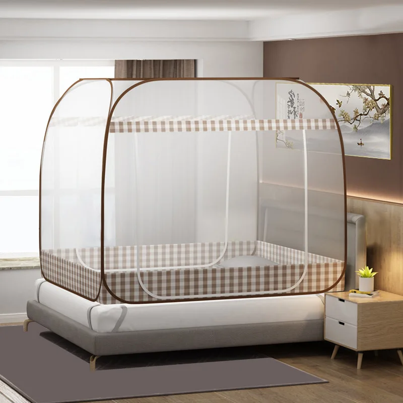 Lattice square top large space 2-door magic mosquito net folding free installation household anti-mosquito shading mosquito net
Lattice square top large space 2-door magic mosquito net folding free installation household anti-mosquito shading mosquito net