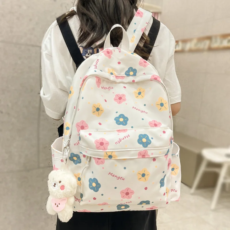 Lady Trendy Cute Cartoon Printing College Backpack New Girl Travel Nylon Book Bag Female Laptop Fashion Women Kawaii School Bags
Lady Trendy Cute Cartoon Printing College Backpack New Girl Travel Nylon Book Bag Female Laptop Fashion Women Kawaii School Bags