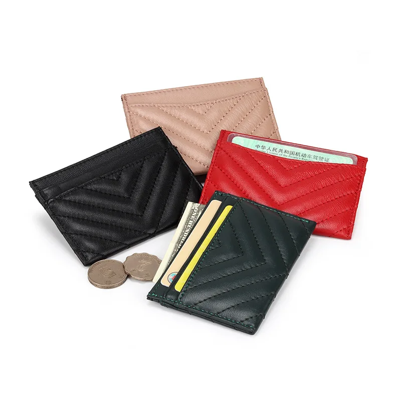 Luxury customized sheepskin card holder 2023 new leather card holder V-shaped change card holder
Luxury customized sheepskin card holder 2023 new leather card holder V-shaped change card holder
