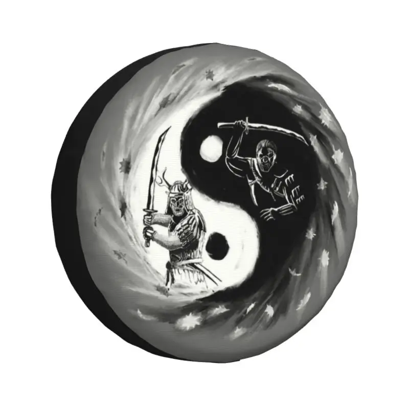 Good And Ghost Spare Tire Cover for Toyota Land Cruiser Prado Jeep RV SUV Trailer Yin Yang Samurai Car Wheel Protector Covers
Good And Ghost Spare Tire Cover for Toyota Land Cruiser Prado Jeep RV SUV Trailer Yin Yang Samurai Car Wheel Protector Covers