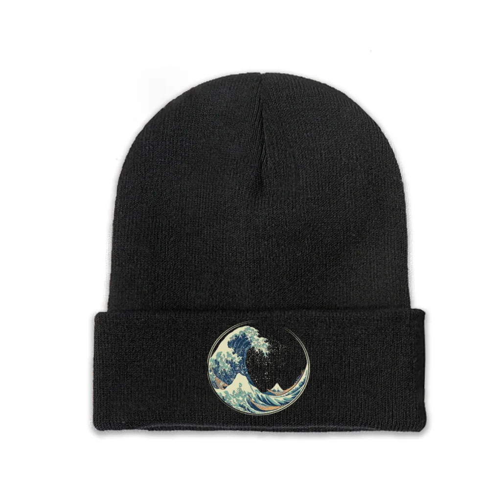 The Great Wave Knitted Caps for Women Men Beanie Winter Hats Polyester Katsushika Hokusai Casual Cap
The Great Wave Knitted Caps for Women Men Beanie Winter Hats Polyester Katsushika Hokusai Casual Cap
