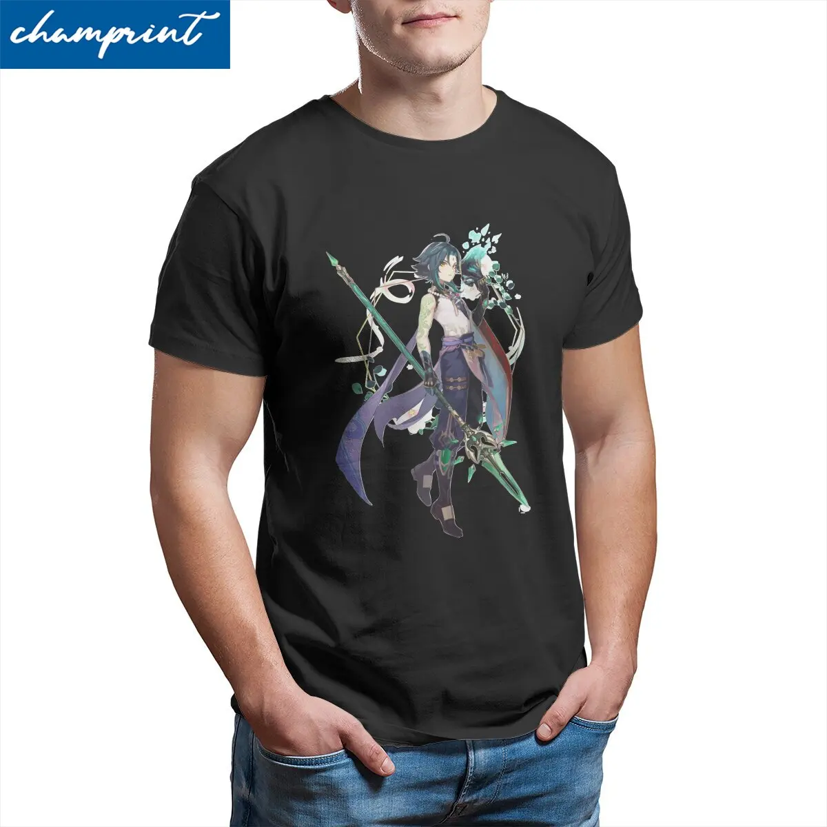 Xiao Anime Men's T Shirts Genshin Impact Funny Tees Short Sleeve Round Neck T-Shirt Cotton Gift Idea Tops
Xiao Anime Men's T Shirts Genshin Impact Funny Tees Short Sleeve Round Neck T-Shirt Cotton Gift Idea Tops