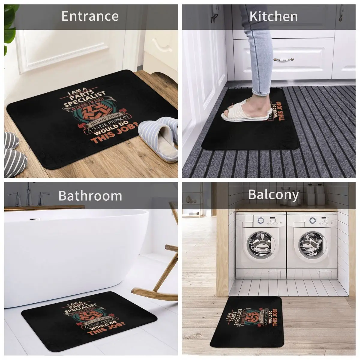 Parts Specialist Sane Person Job Gift Item Tee Carpet Decor 3D Rug Doormat Bathmat Entrance Living Room Home Kitchen Bathroom
Parts Specialist Sane Person Job Gift Item Tee Carpet Decor 3D Rug Doormat Bathmat Entrance Living Room Home Kitchen Bathroom