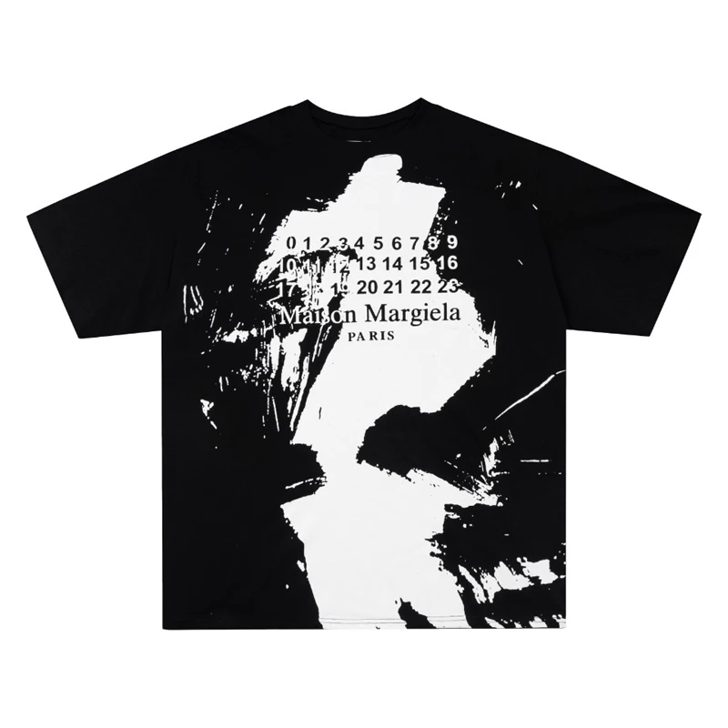 Summer New Mm6 Margiela T-shirts High Quality Splash Ink Graffiti Letter Print Short Sleeves Loose Casual Top Tees Men Women
Summer New Mm6 Margiela T-shirts High Quality Splash Ink Graffiti Letter Print Short Sleeves Loose Casual Top Tees Men Women