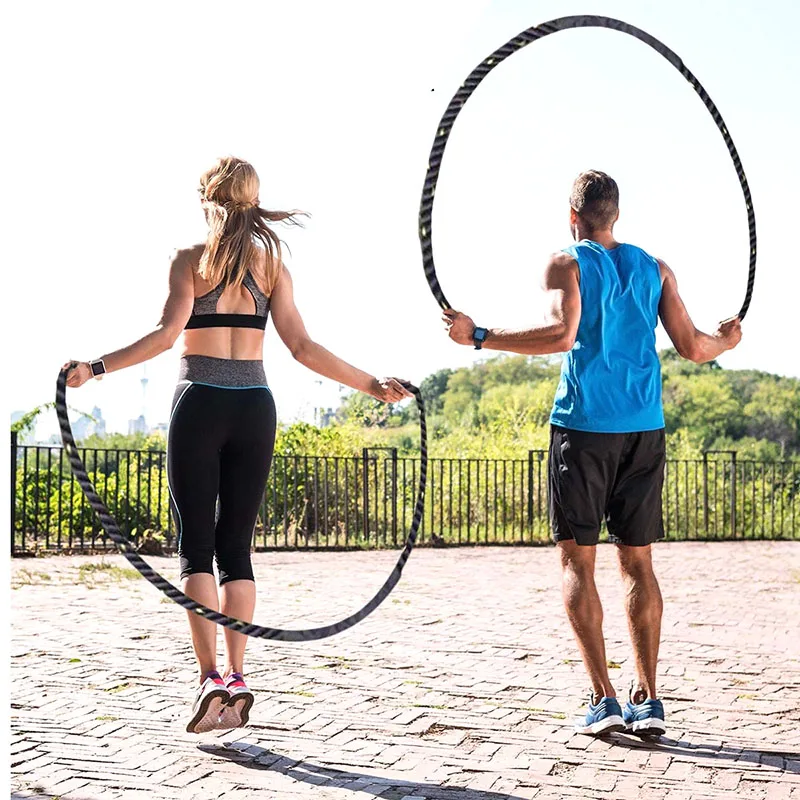 Fitness Heavy Jump Rope Crossfit Weighted Battle Skipping Rope Power Training Improve Strength Muscle Exercise Fitness Equipment
Fitness Heavy Jump Rope Crossfit Weighted Battle Skipping Rope Power Training Improve Strength Muscle Exercise Fitness Equipment
