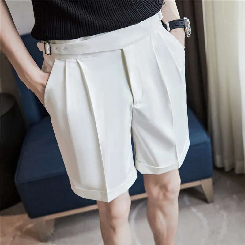 2022 Summer High Quality Shorts for Men Casual Business Dress Pants Slim Streetwear Office Social Five-point Pants Costume Homme
2022 Summer High Quality Shorts for Men Casual Business Dress Pants Slim Streetwear Office Social Five-point Pants Costume Homme