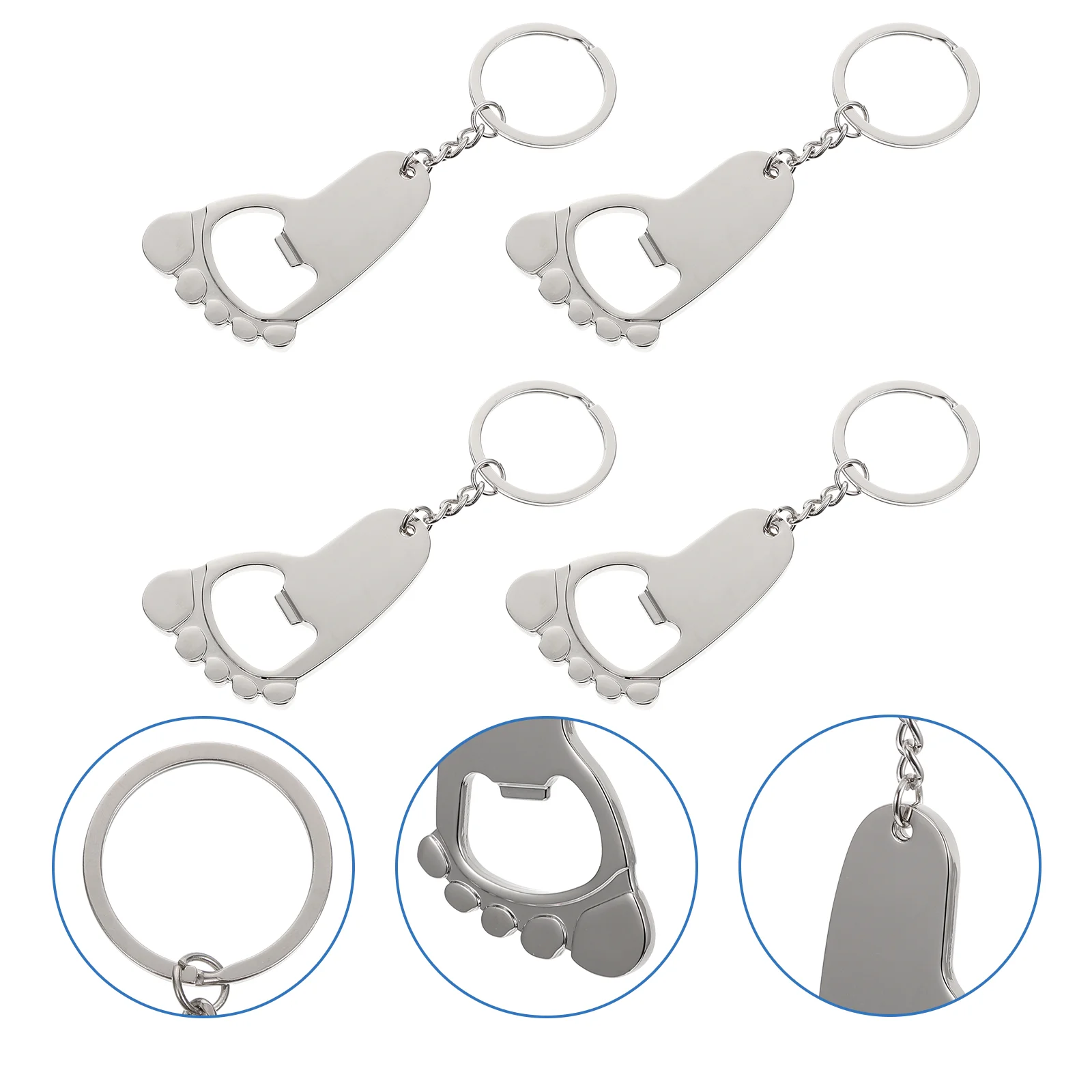 4Pcs Creative Zine-alloy Beer Caps Openers Outdoor Openers Beverages Bottle Openers
4Pcs Creative Zine-alloy Beer Caps Openers Outdoor Openers Beverages Bottle Openers