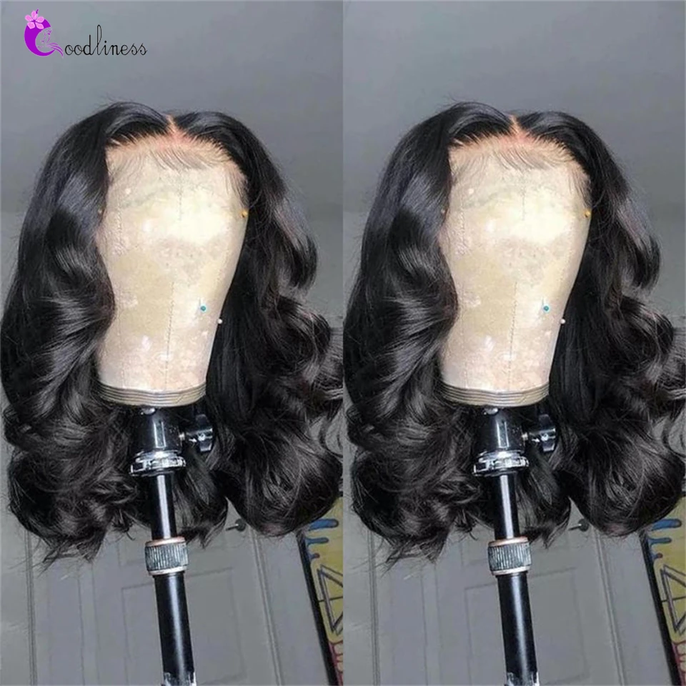 Goodliness Body Wave 13x1 Short Bob 13x4 Lace Front Human Hair Wig Brazilian 4x4 Closure Pre Plucked 180 Density For Black Women
Goodliness Body Wave 13x1 Short Bob 13x4 Lace Front Human Hair Wig Brazilian 4x4 Closure Pre Plucked 180 Density For Black Women