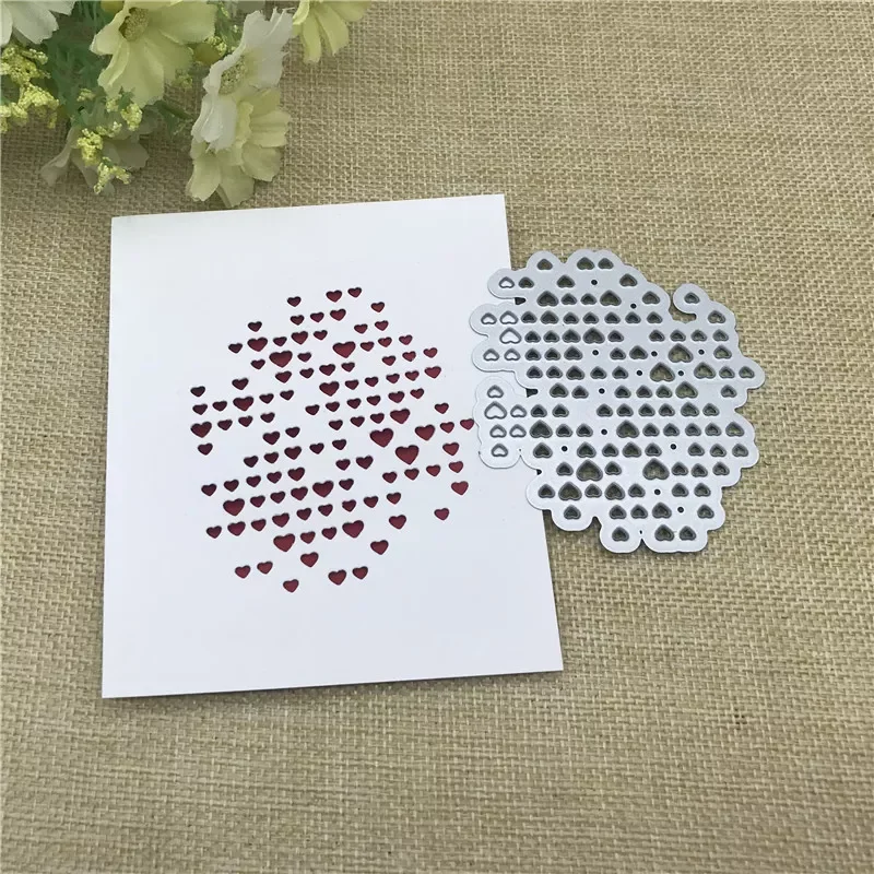 Love heart background Metal Dies Scrapbooking Metal Cutting Dies Craft Stamps die Cut Embossing Card Make Stencil Frame
Love heart background Metal Dies Scrapbooking Metal Cutting Dies Craft Stamps die Cut Embossing Card Make Stencil Frame