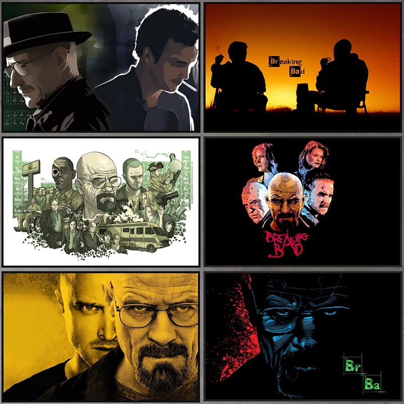 Breaking Bad Poster TV Series Movie Canvas Painting Wall Art Prints Picture for Living Room Coffee Bar Modern Home Decor Cuadros
Breaking Bad Poster TV Series Movie Canvas Painting Wall Art Prints Picture for Living Room Coffee Bar Modern Home Decor Cuadros