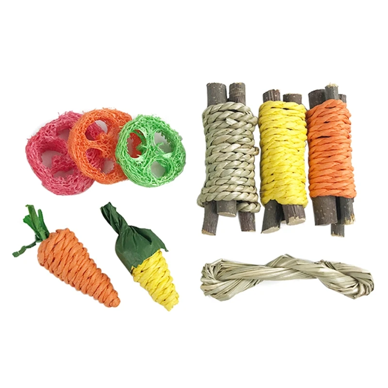 9 pcs Pet Teeth Care Wooden Toys Set for guinea pig Chinchillas Gerbils Mice Rat Natural Entertainment Place Durable
9 pcs Pet Teeth Care Wooden Toys Set for guinea pig Chinchillas Gerbils Mice Rat Natural Entertainment Place Durable