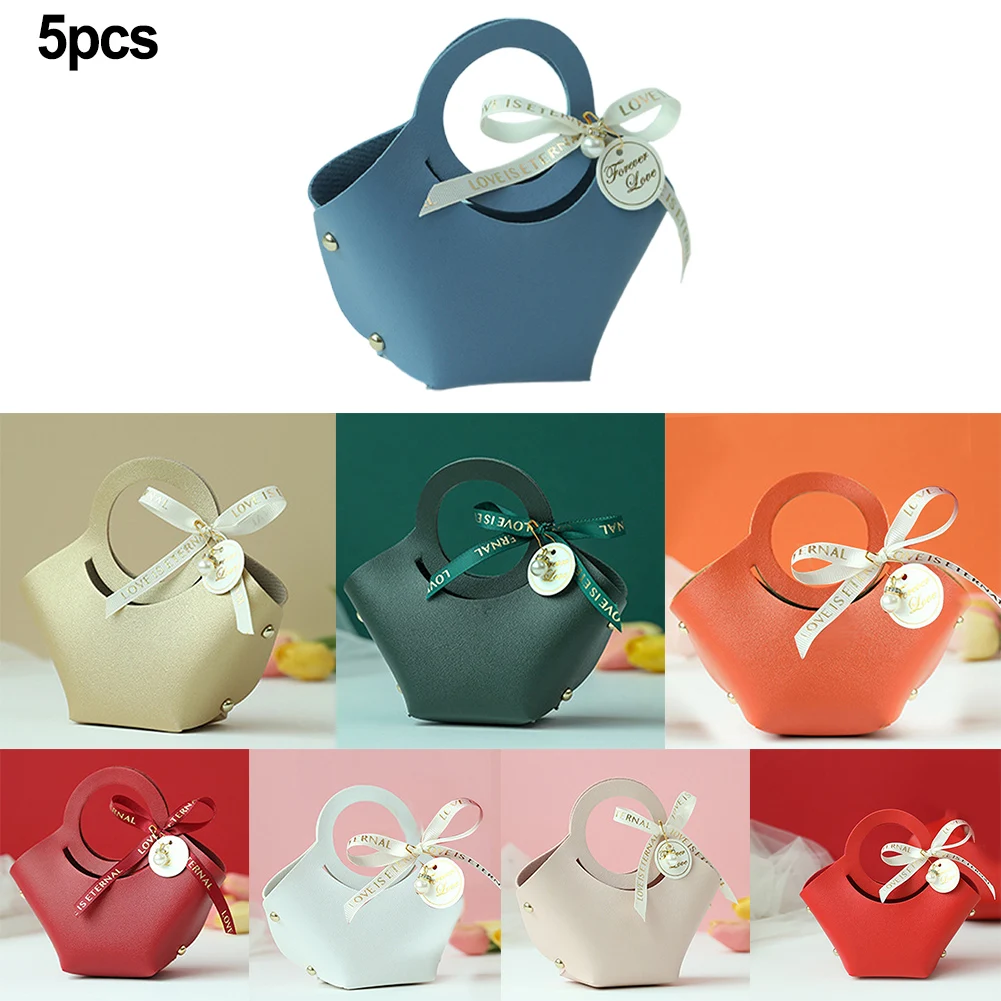 5Pcs Luxury Leather Gift Bags Bow Ribbon Packaging Bag Wedding Favour Distributions Bags Christmas Candy Packaging Box Mini Hand
5Pcs Luxury Leather Gift Bags Bow Ribbon Packaging Bag Wedding Favour Distributions Bags Christmas Candy Packaging Box Mini Hand