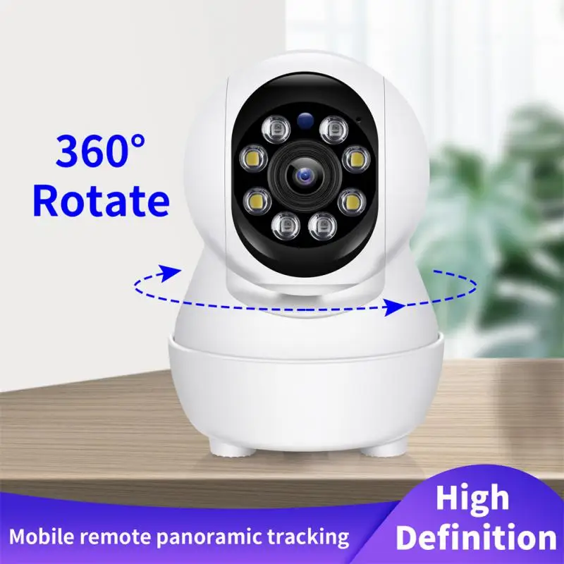 

Ночная беспроводная камера 130 ° широкоугольная инфракрасная сетевая камера 2 миллиона пикселей камера видеонаблюдения для умного дома 1080p