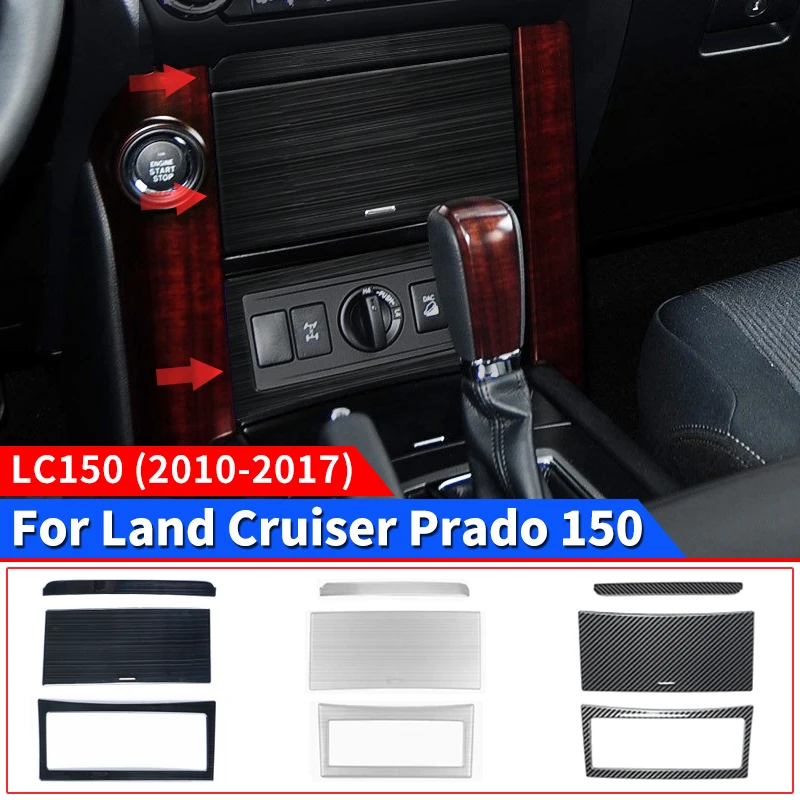 

Для 2010-2017 Toyota Land Cruiser Prado 150 аксессуары для декоративной модификации интерьера Центральная панель коробки передач Lc150 Fj150