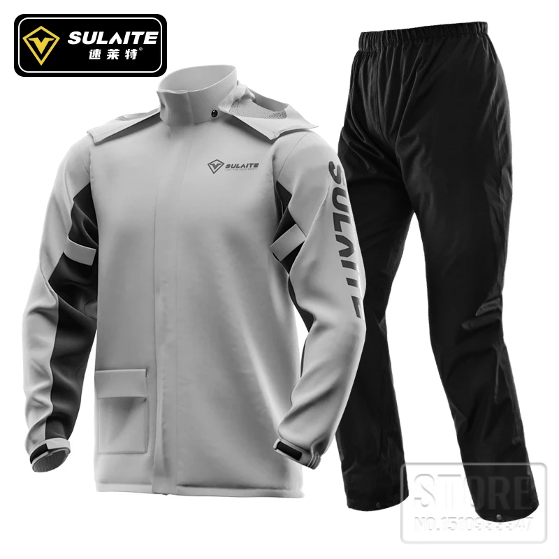 Fashion Motorcycle Rain Suit Waterproof Raincoat+Rain Pants Poncho Motorcycle Rain Jacket Motorbike Scooter Riding Rain Suit
Fashion Motorcycle Rain Suit Waterproof Raincoat+Rain Pants Poncho Motorcycle Rain Jacket Motorbike Scooter Riding Rain Suit