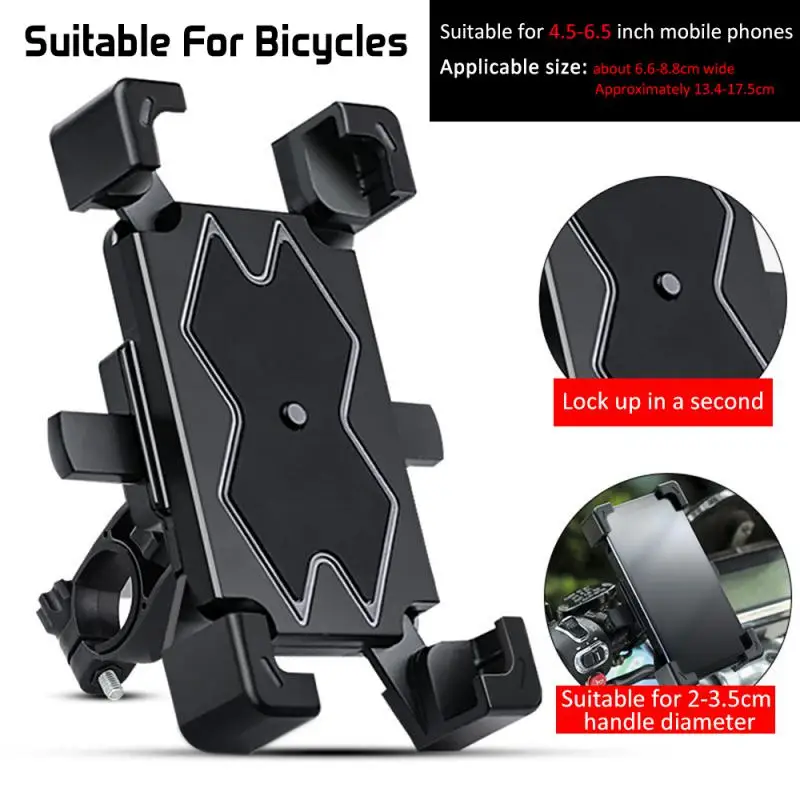 360° Rotation Bicycle Phone Holder Motorcycle Phone Holder Handlebar Stand MTB Road Bike Phone Bracket Mount For iPhone Samsung
360° Rotation Bicycle Phone Holder Motorcycle Phone Holder Handlebar Stand MTB Road Bike Phone Bracket Mount For iPhone Samsung