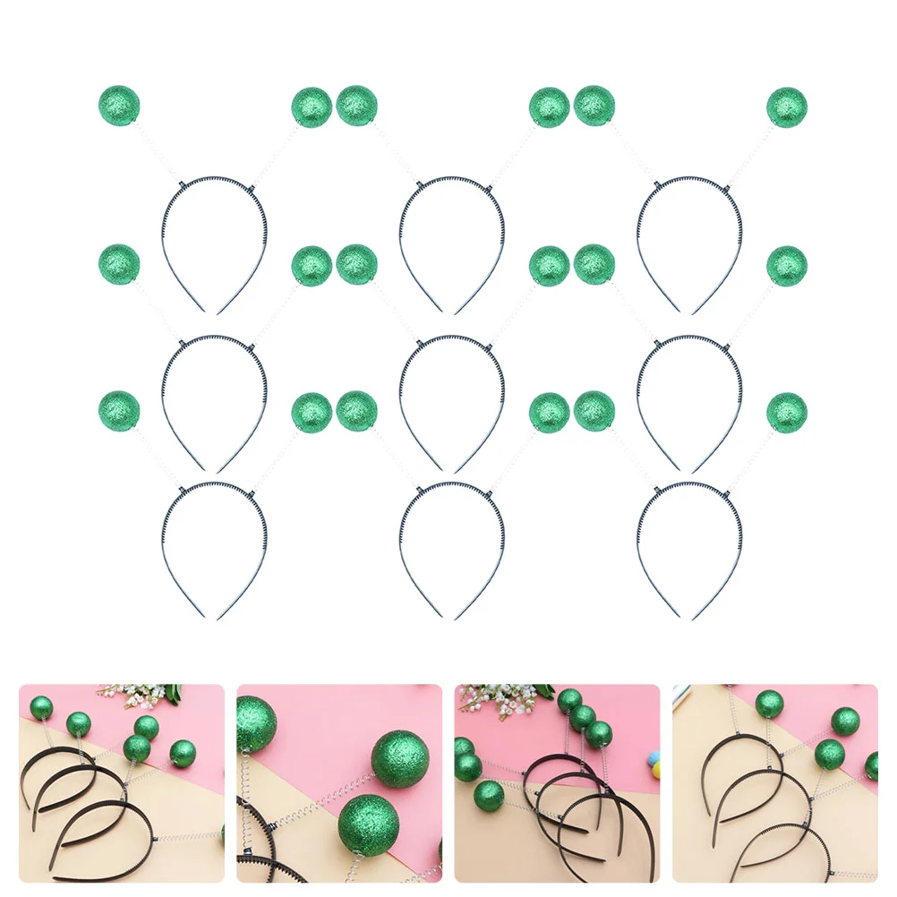9 Pcs Martian Headband Makeup Hair Wrap Headband Halloween Party Supplies Christmas Party Headwear Glitter Pom Poms
9 Pcs Martian Headband Makeup Hair Wrap Headband Halloween Party Supplies Christmas Party Headwear Glitter Pom Poms