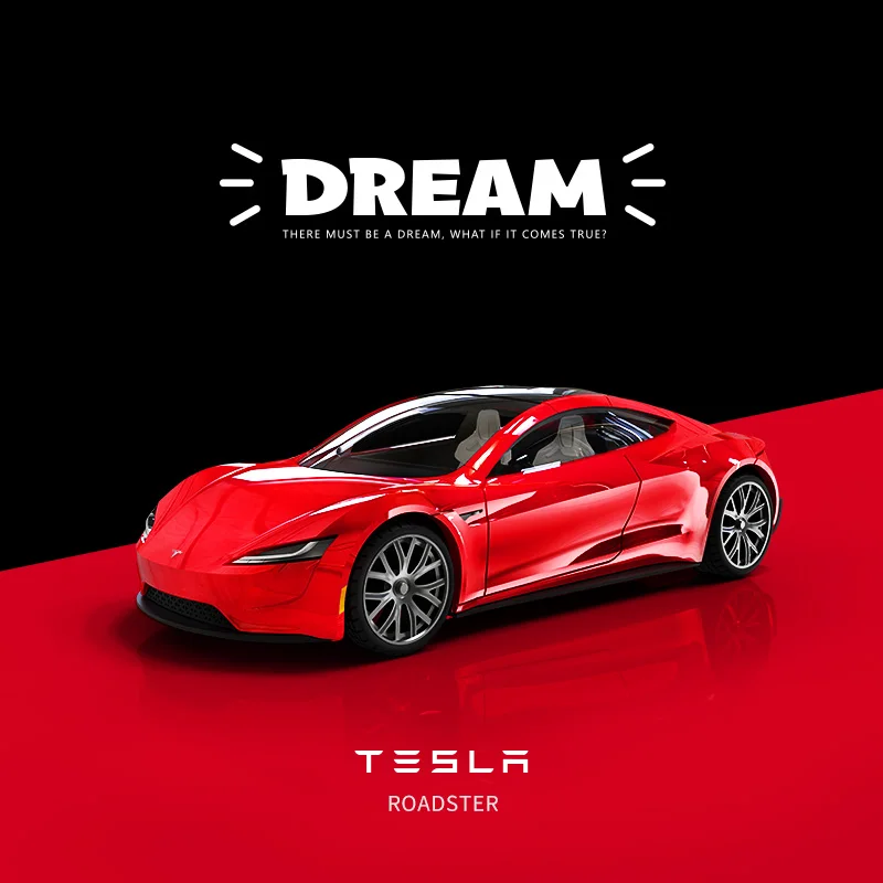 Time Micro Dream 1:64 Model Car TES Roadster Concept Alloy Die-cast Vehicle Display Collection
Time Micro Dream 1:64 Model Car TES Roadster Concept Alloy Die-cast Vehicle Display Collection