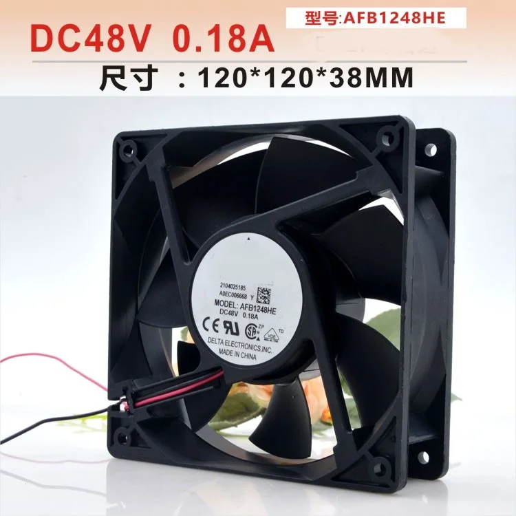 

New original AFB1248HE-ROO 12038 48V 0.18A 12CM 3-wire industrial computer inverter fan