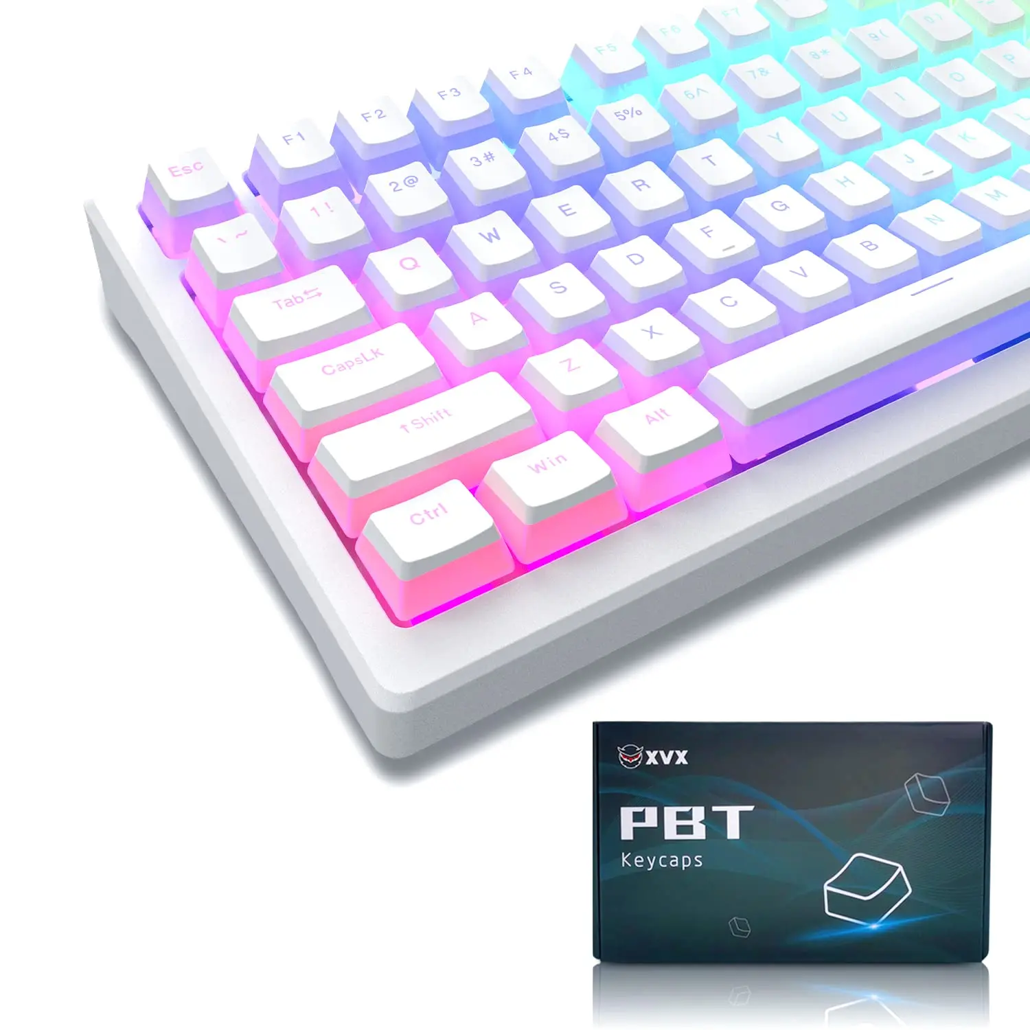 165 Keys Pudding Keycaps OEM Profile Custom PBT Keycap Compatible with Wide Range of Mechanical Gaming Keyboards English Layout
165 Keys Pudding Keycaps OEM Profile Custom PBT Keycap Compatible with Wide Range of Mechanical Gaming Keyboards English Layout