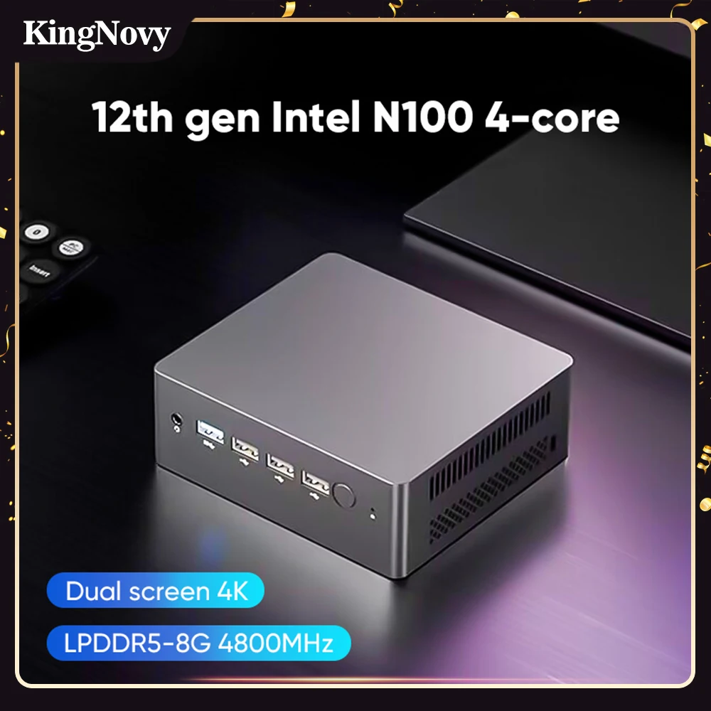 Мини-ПК 12-го поколения Intel N100 четырехъядерный LPDDR5 8 Гб 4800 Гц Windows 11 двойной RJ45 LAN HDMI2.0 DP 2x4K WiFi Настольный игровой компьютер
Мини-ПК 12-го поколения Intel N100 четырехъядерный LPDDR5 8 Гб 4800 Гц Windows 11 двойной RJ45 LAN HDMI2.0 DP 2x4K WiFi Настольный игровой компьютер