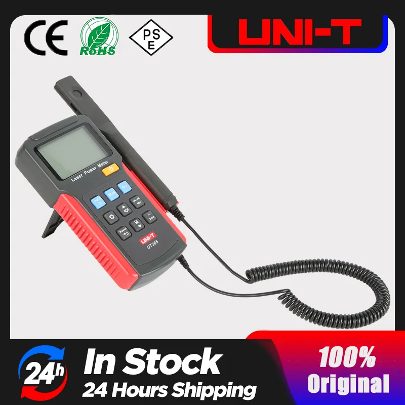 UT385 laser power meter, precision laser sensor, split design, retractable spring wire LCD screen, displays multiple wavelengths
UT385 laser power meter, precision laser sensor, split design, retractable spring wire LCD screen, displays multiple wavelengths