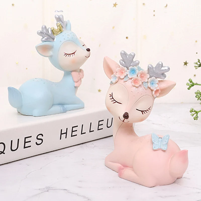 Pink Blue Deer Figures Resin Statue Birthday Xmas Gift Mini Decor Sculpture Christmas Ornament Home Car Office Shop Decoration
Pink Blue Deer Figures Resin Statue Birthday Xmas Gift Mini Decor Sculpture Christmas Ornament Home Car Office Shop Decoration