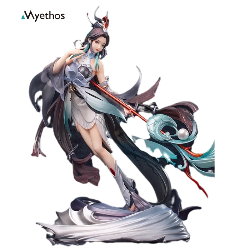 

Stock 100% Myethos 1/7 Honor of Kings Da Qiao White Crane Beam Goddess 28.5cm Genuine Collectible Anime Figure Action Model Toys