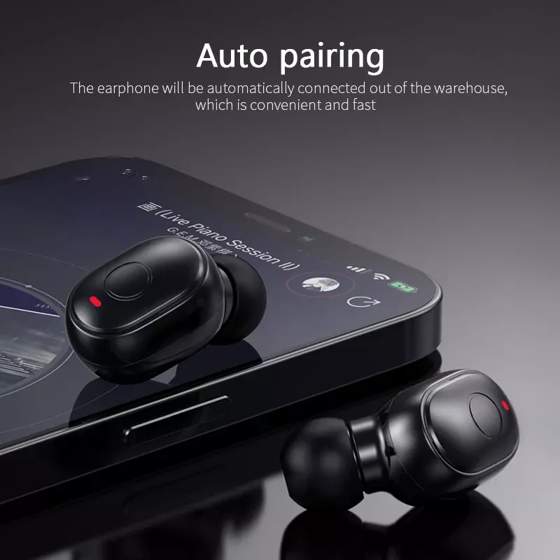 Sports Earphone Waterproof Invisible To Ear True Stereo Wireless TWS Bluetooth-compatible Headset Stereo Touch Wireless Headset
Sports Earphone Waterproof Invisible To Ear True Stereo Wireless TWS Bluetooth-compatible Headset Stereo Touch Wireless Headset