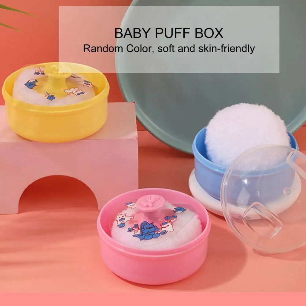 Baby Powder Puff Box Portable PP Vibrant Color Baby Talcum Powder Container with Puff Baby Powder Case for Children
Baby Powder Puff Box Portable PP Vibrant Color Baby Talcum Powder Container with Puff Baby Powder Case for Children
