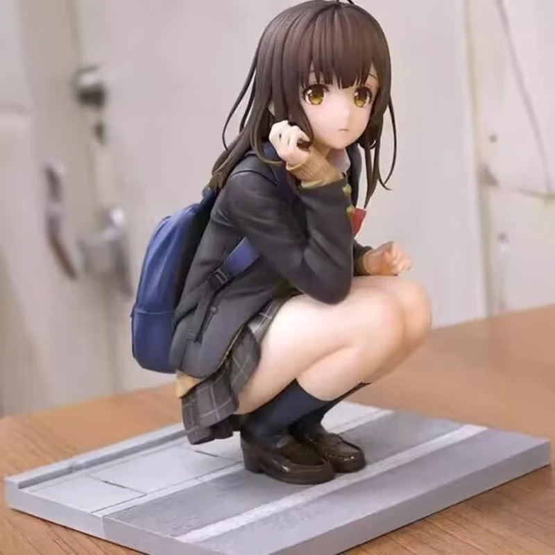 Anime Hige Wo Soru. Soshite Joshikousei Wo Hirou Figure School Uniform Knapsack Ogiwara Sayu Squatting Action Figure Model Toys
Anime Hige Wo Soru. Soshite Joshikousei Wo Hirou Figure School Uniform Knapsack Ogiwara Sayu Squatting Action Figure Model Toys