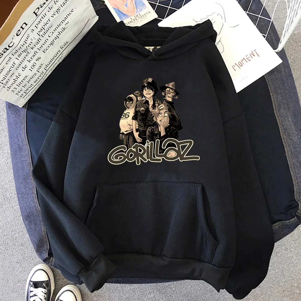 Худи Gorillaz с принтом музыкальной группы, модная Толстовка большого размера для мужчин и женщин, стиль хип-хоп, свитшот, уличная одежда, детски...
Худи Gorillaz с принтом музыкальной группы, модная Толстовка большого размера для мужчин и женщин, стиль хип-хоп, свитшот, уличная одежда, детски...
