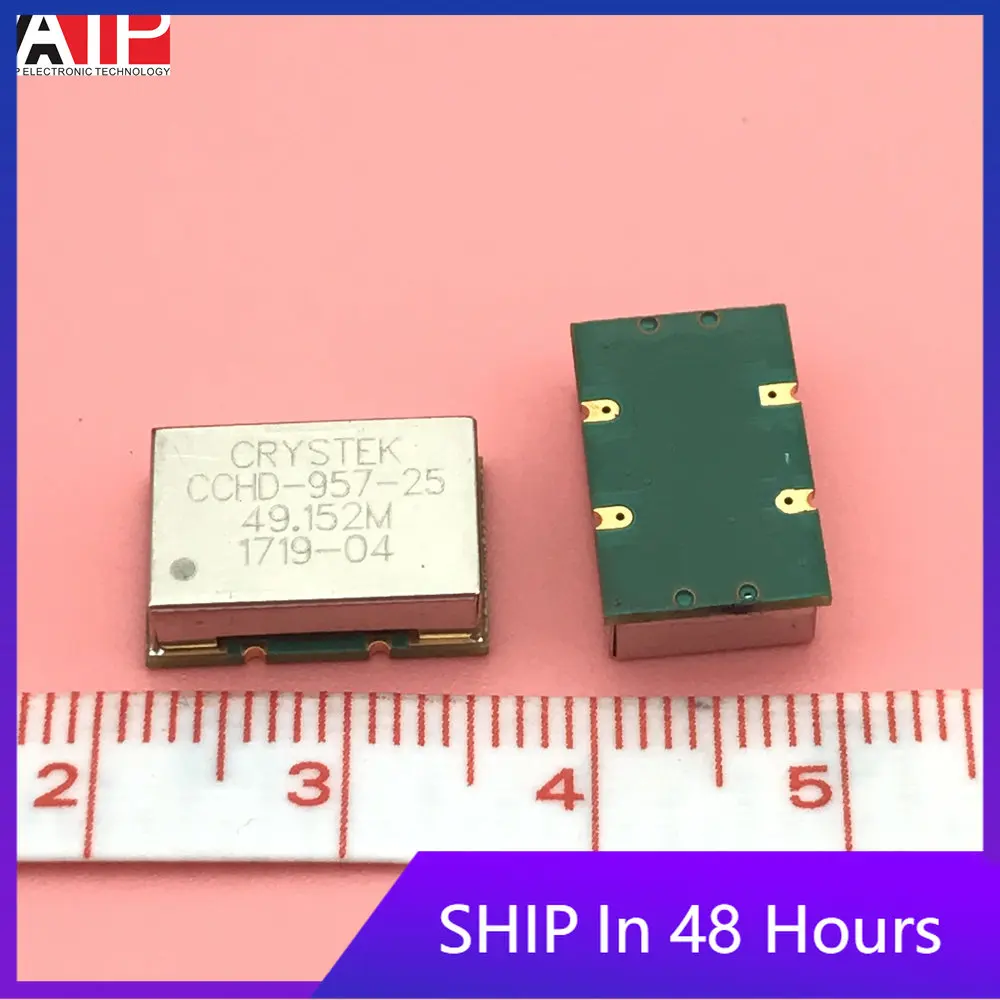 1pcs CCHD-957-25-49.152M ultra low phase noise femtosecond oscillator CCHD-957-25-45.1584MHZ welcome to consult
1pcs CCHD-957-25-49.152M ultra low phase noise femtosecond oscillator CCHD-957-25-45.1584MHZ welcome to consult