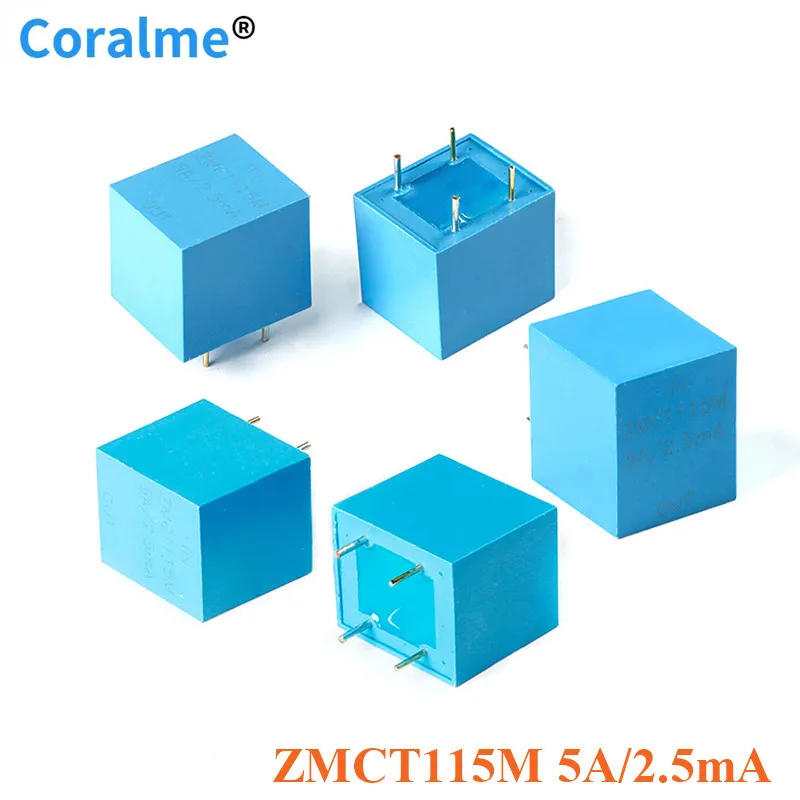 5pcs ZMCT115M Mini Transformer 5A 2.5mA ZMCT115 Precision Miniature Current Transformer
5pcs ZMCT115M Mini Transformer 5A 2.5mA ZMCT115 Precision Miniature Current Transformer
