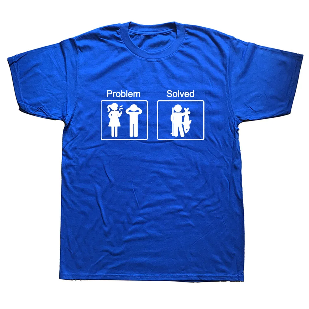 Funny Birthday Gifts Problem Solved T-shirt For Men Fishinger Fisherman Comedy Father Dad Cotton T Shirt Tshirt Summer Tops Tee
Funny Birthday Gifts Problem Solved T-shirt For Men Fishinger Fisherman Comedy Father Dad Cotton T Shirt Tshirt Summer Tops Tee