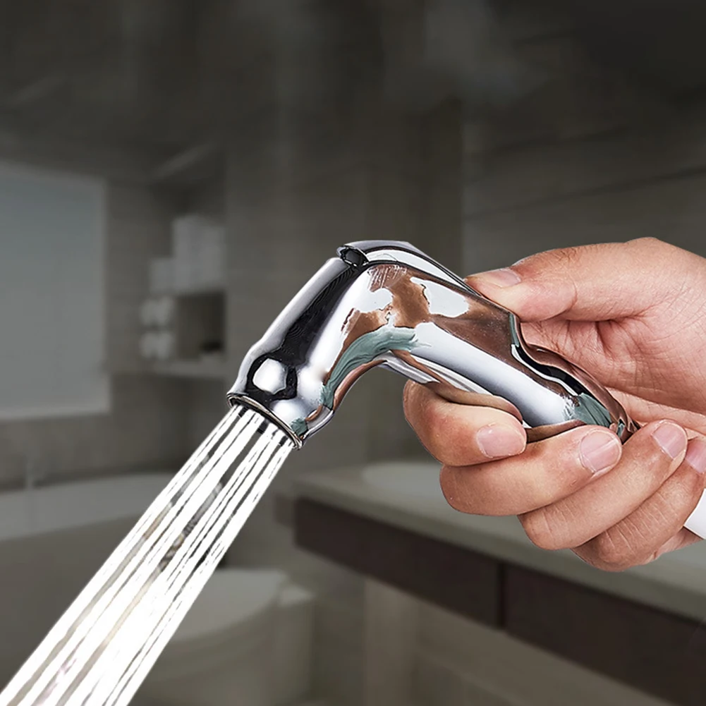 Silver Bidet Spray Hand Held Spray Shower Head Shower Nozzle Bathroom Cleaning Car Washing Pet Washing Wall Mounted Household
Silver Bidet Spray Hand Held Spray Shower Head Shower Nozzle Bathroom Cleaning Car Washing Pet Washing Wall Mounted Household