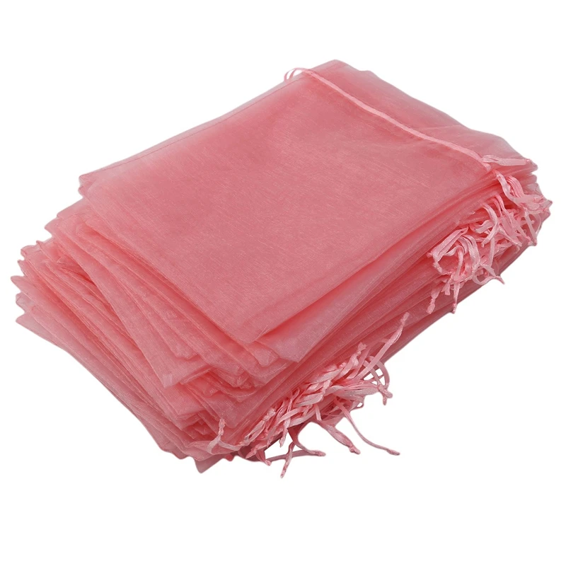 100Pcs Large Organza Bags Blush Pink, 17X23 Cm Mesh Gift Bags Drawstring Jewelry Pouches For Christmas Wedding
100Pcs Large Organza Bags Blush Pink, 17X23 Cm Mesh Gift Bags Drawstring Jewelry Pouches For Christmas Wedding